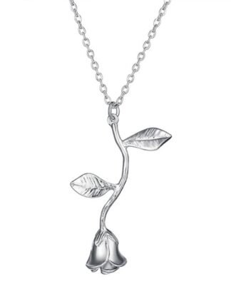 collier argent femme