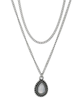 collier femme argent