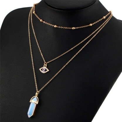 collier ras de cou dore