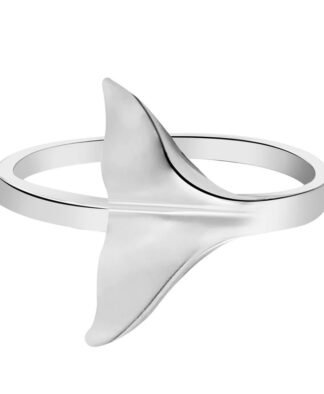 bague baleine argent