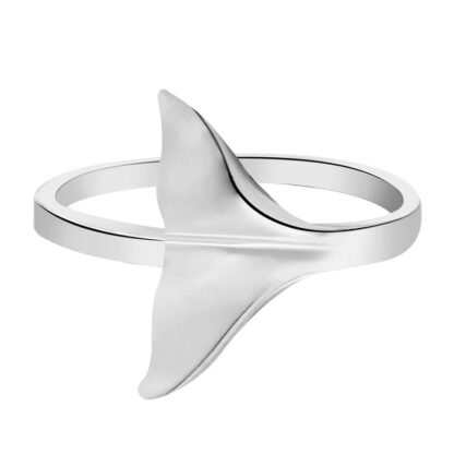 bague baleine argent