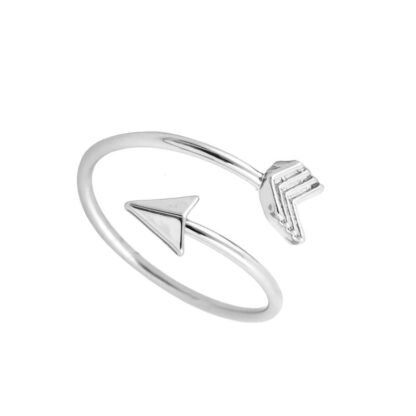 bague fleche argent