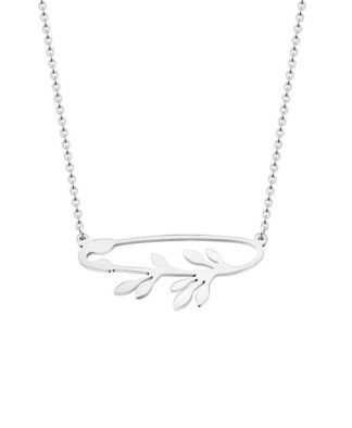 collier argent tendance