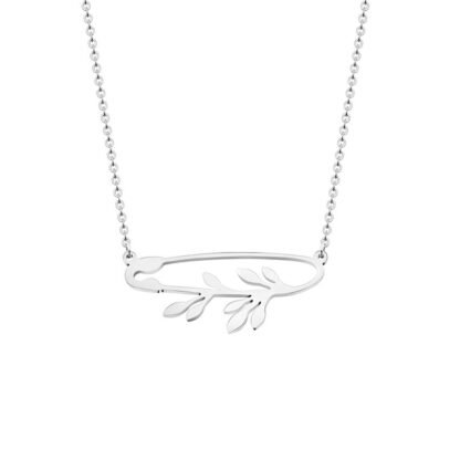 collier argent tendance