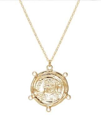 collier tendance 2020- medaille originale